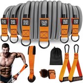 Fitnessbandenset, 68 kg, 5 verschillende sterktes, weerstandsbanden