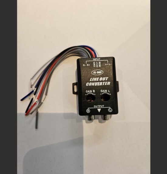 High Low Level Converter JS-303 high quality auto speaker naar tulp