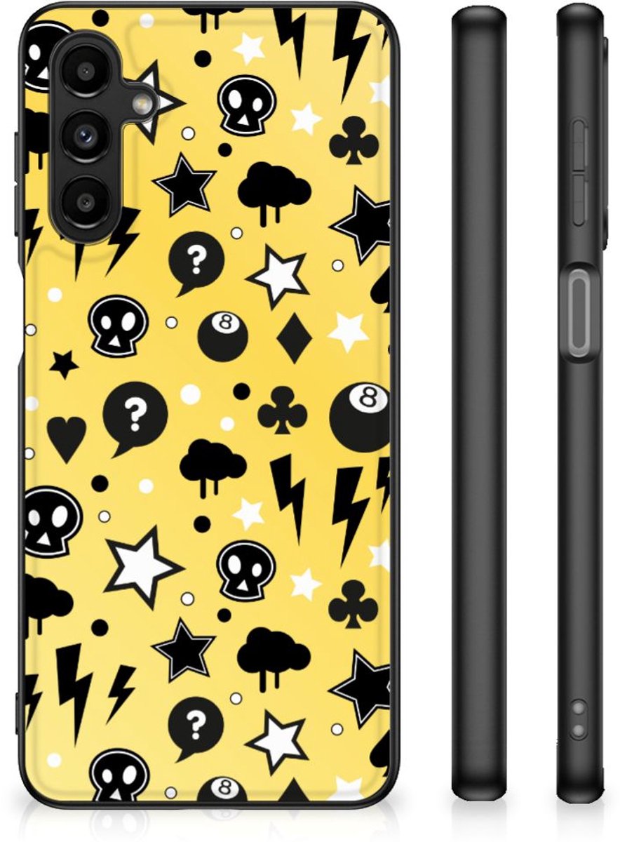 Telefoonhoesje Samsung Galaxy A14 5G Punk Geel