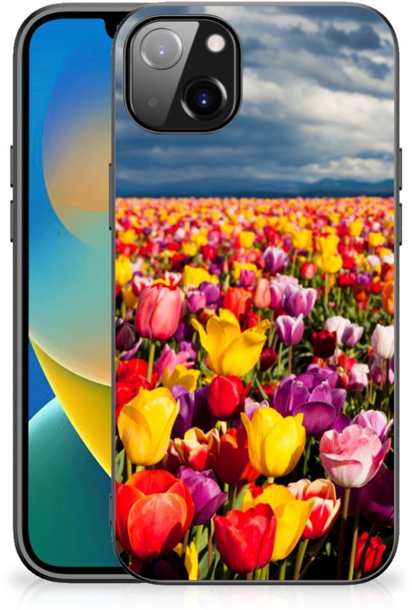 iPhone 14 Plus Bloemen Hoesje Tulpen