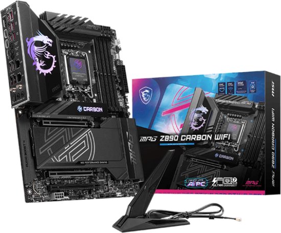 Moederbord – MSI MPG Z890 CARBON WIFI – Intel Z890 – ATX – Compatible met Intel Core Ultra Processoren – LGA 1851 socket
