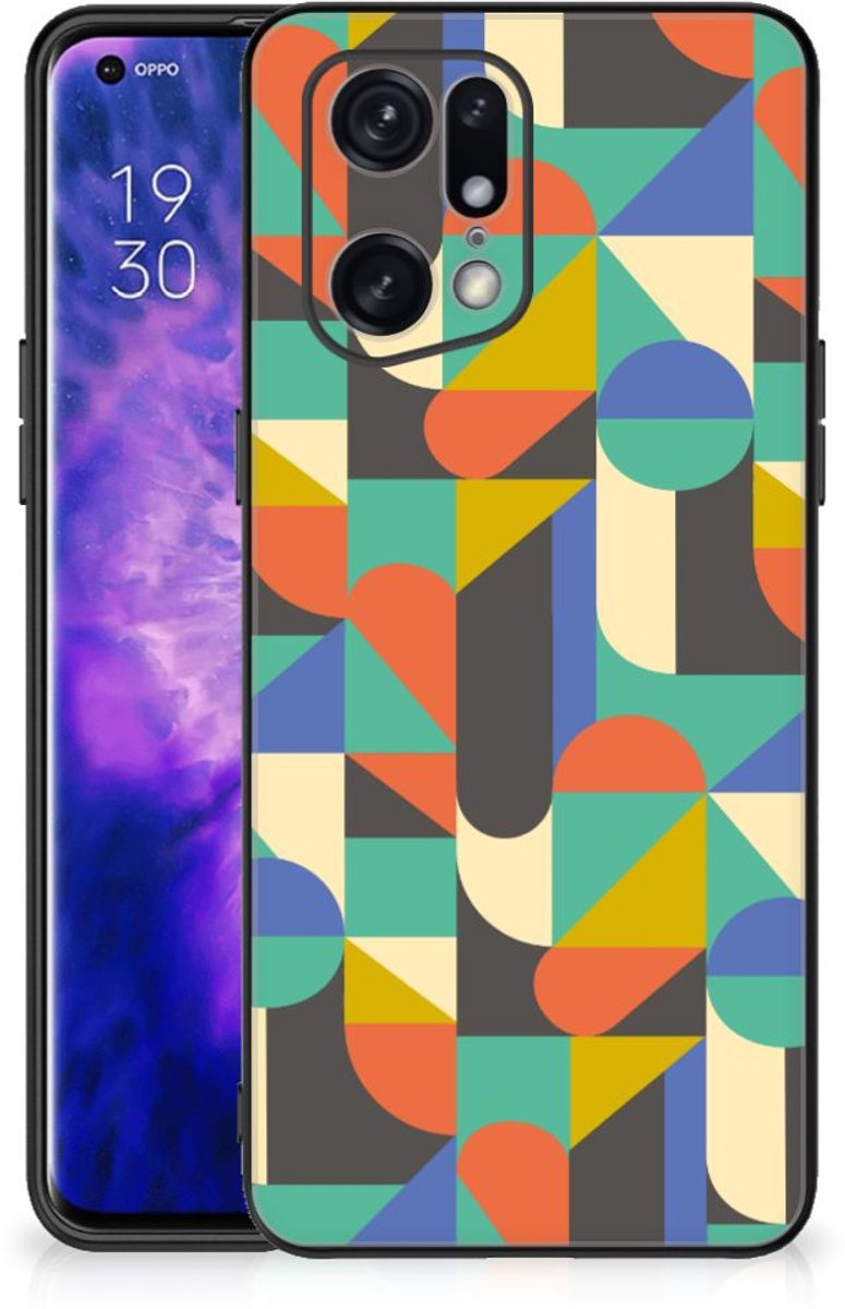 OPPO Find X5 Pro Back Case Funky Retro