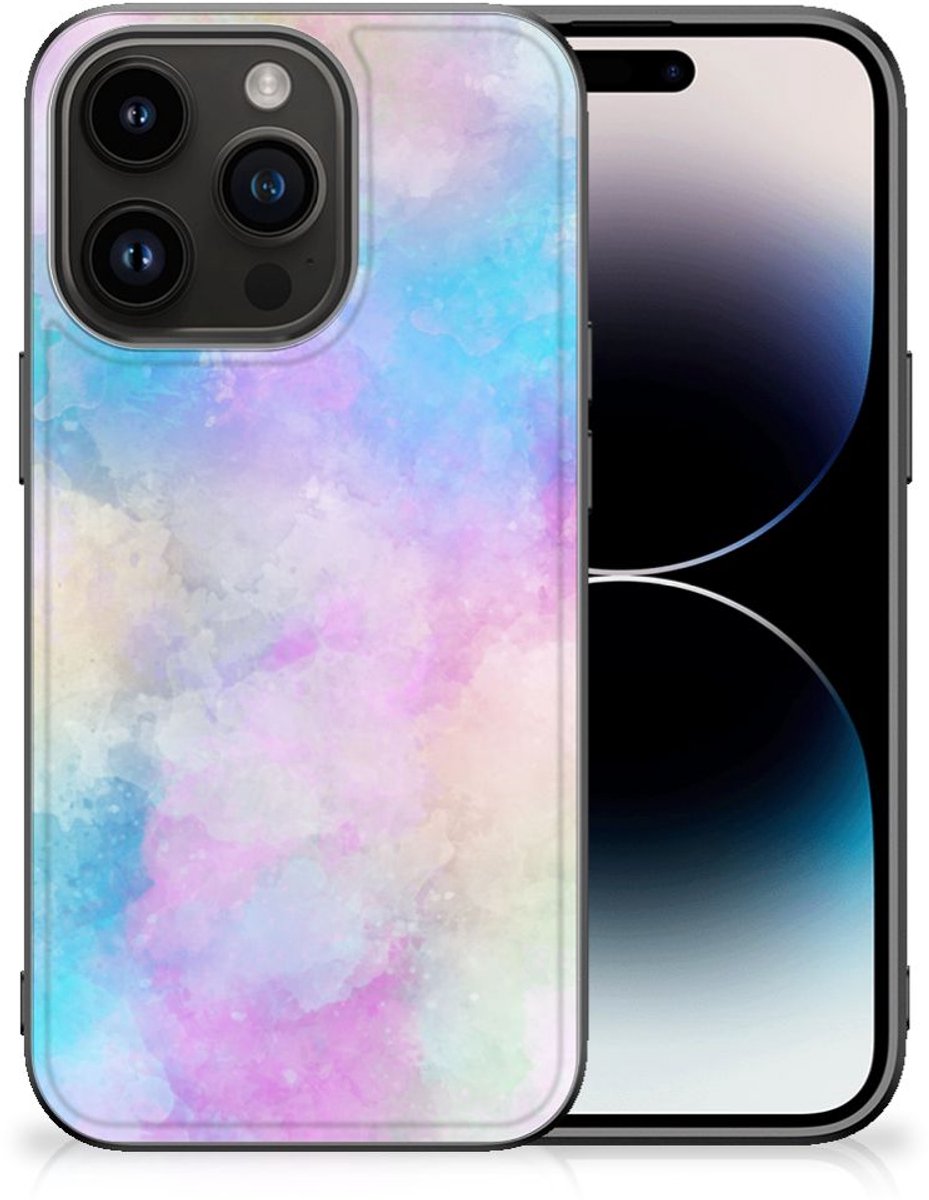 Kleurrijke Telefoonhoesje iPhone 15 Pro Watercolor Light