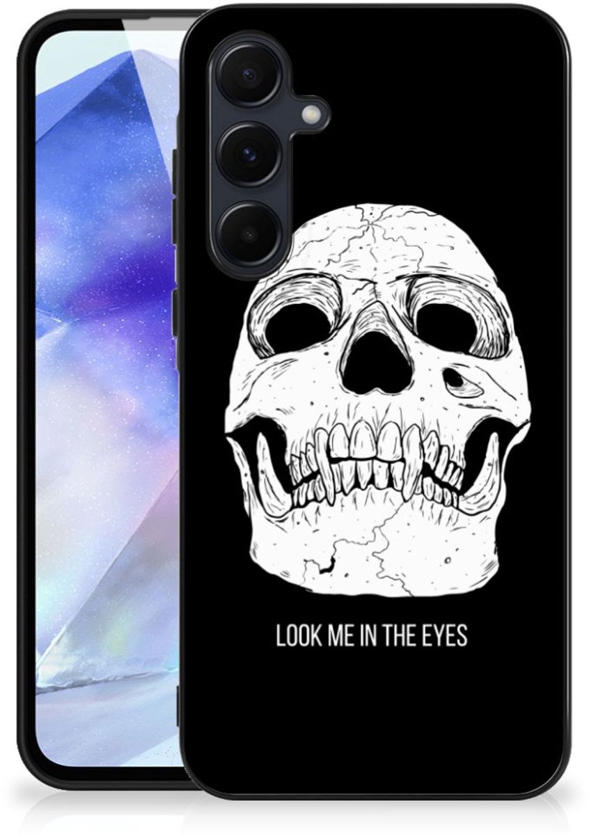 Back Cover voor Telefoonhoesje Samsung Galaxy A55 Skull Eyes