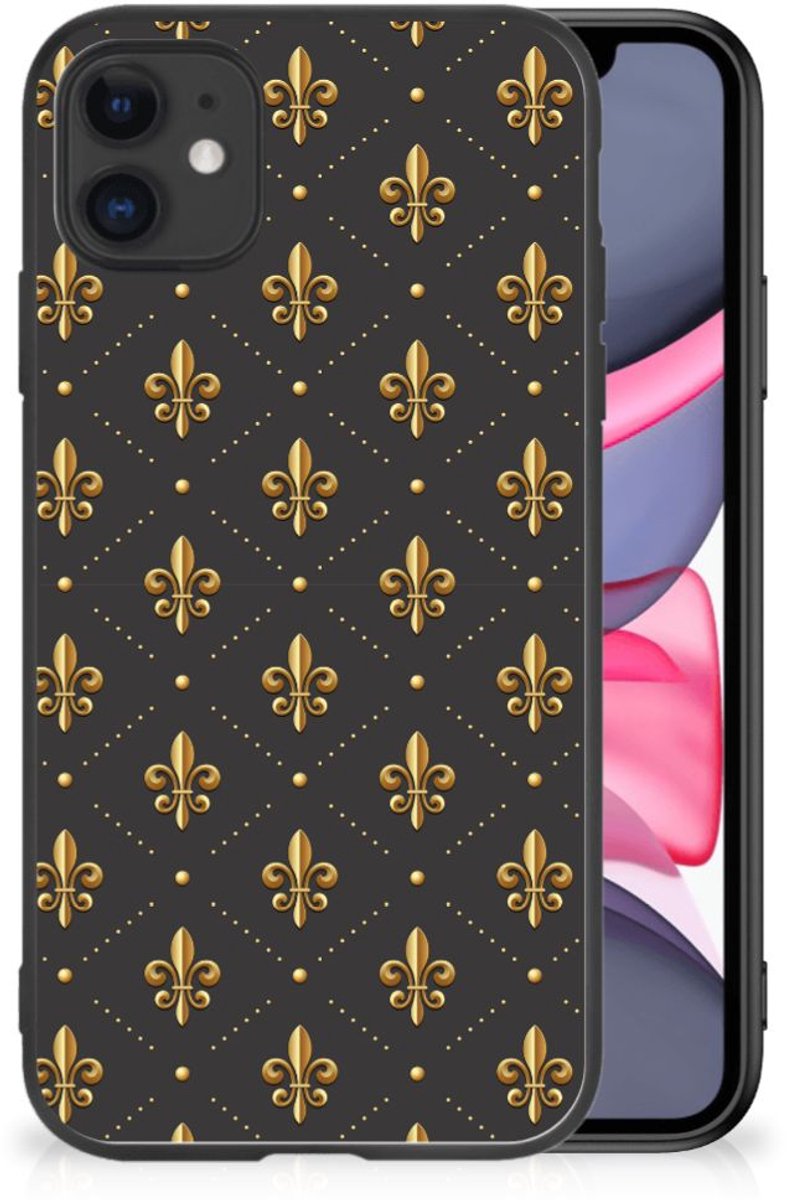 iPhone 11 Back Case Franse Lelie
