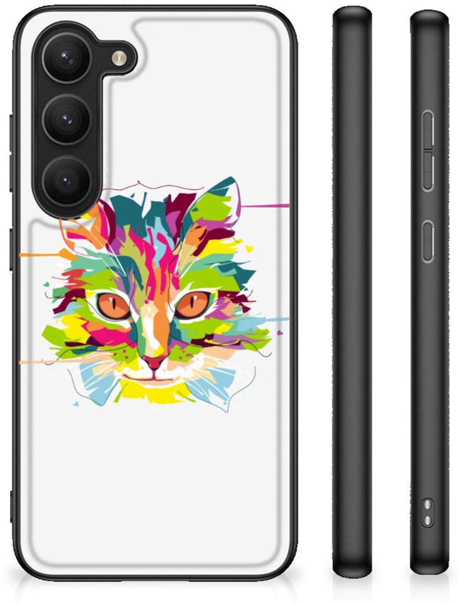 Samsung Galaxy S23 Hoesje Cat Color