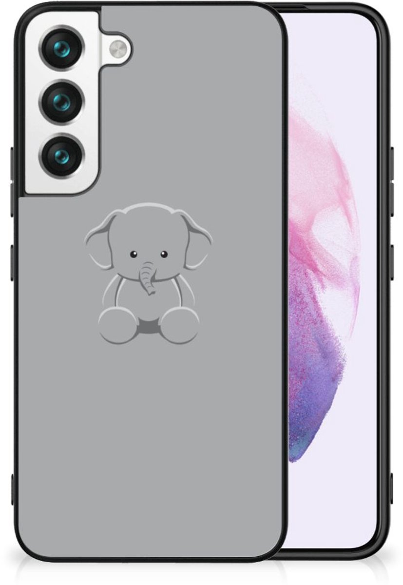 Samsung Galaxy S22 Hoesje Grijs Baby Olifant