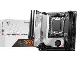 MSI MPG B650I EDGE WIFI - Moederbord - Mini-ITX - Socket AM5 - AMD B650 - DDR5