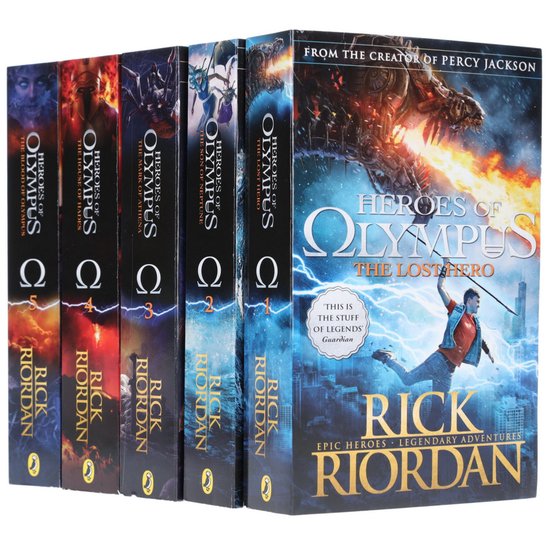 Percy Jackson: Heroes of Olympus By Rick Riordan Complete Co ... - cover