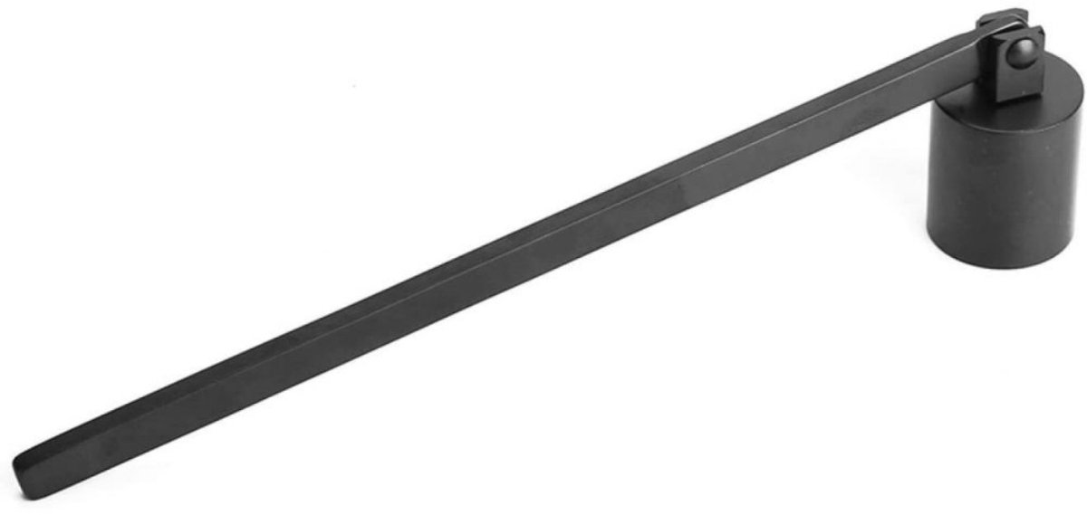 TOVBMUP Kaarsenblusser - Dochtlöscher met Ergonomische Handgreep - 19.3x2.2cm - Geschikt voor de Meeste Kaarsen - RVS Edelstalen Constructie - Comfortabel en Gemakkelijk in Gebruik
