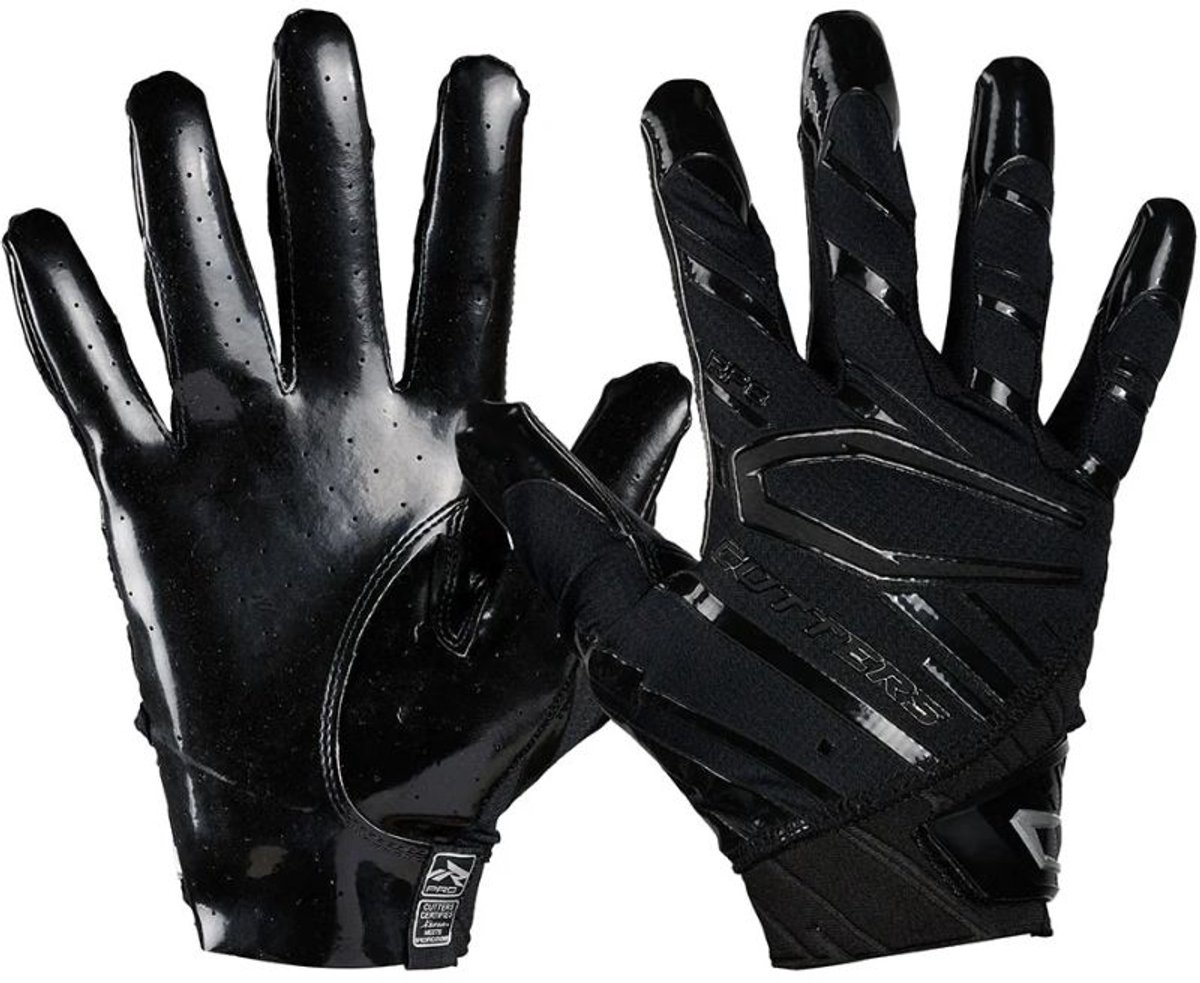 Cutters CG10680 Rev Pro 6.0 Receiver Gloves Solid M Black voor Sport American Football