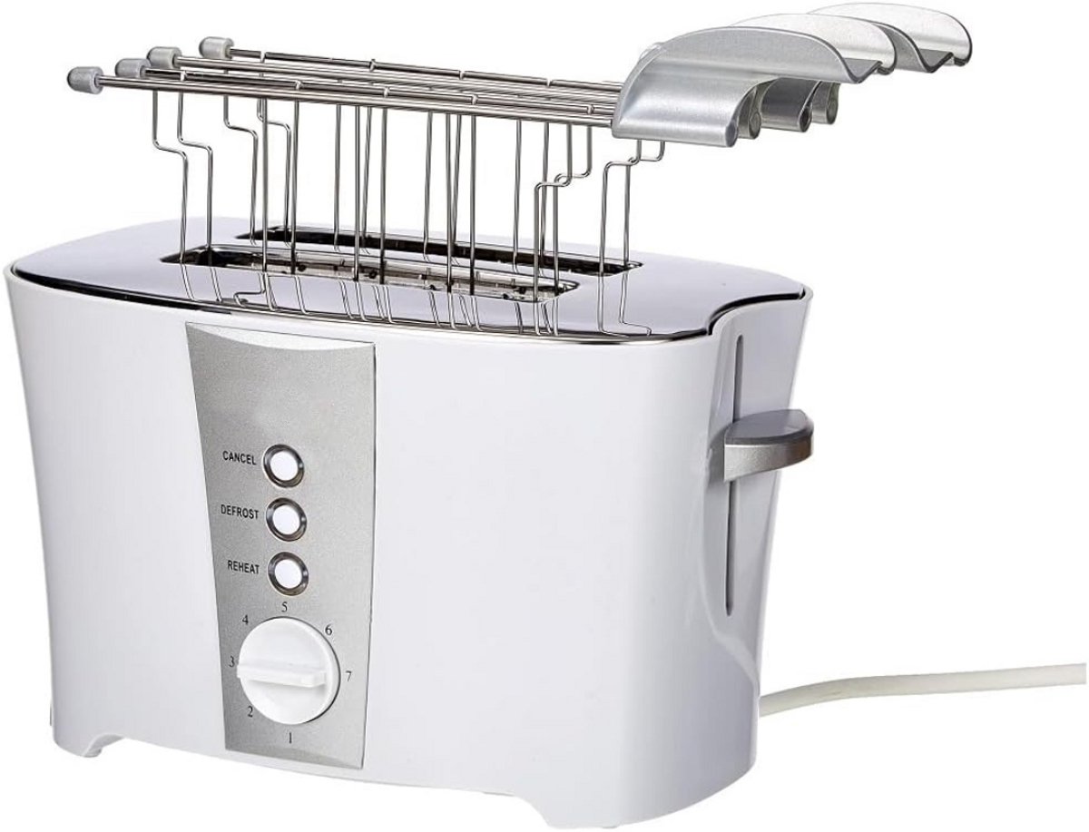 ZRSS® Broodrooster met Tostiklemmen - Toaster - Brede Sleuven - Meerdere Standen