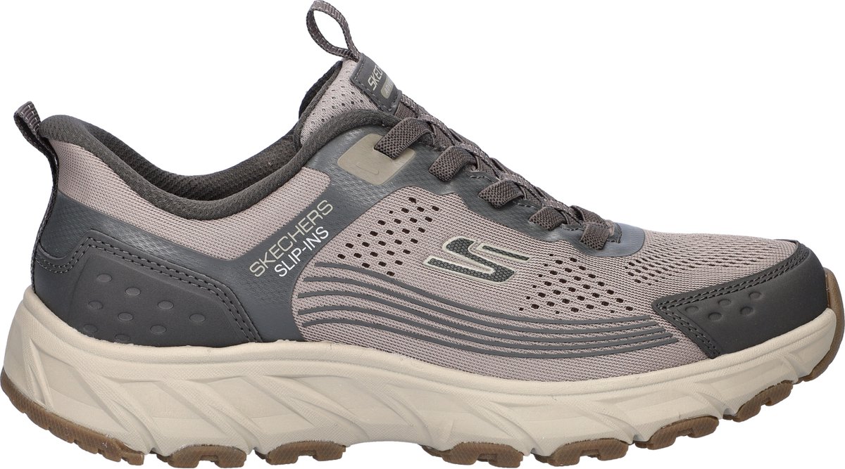 Skechers Hands Free Slip-Ins Hillcrest 2.0 heren sneaker - Donker Taupe - Maat 45