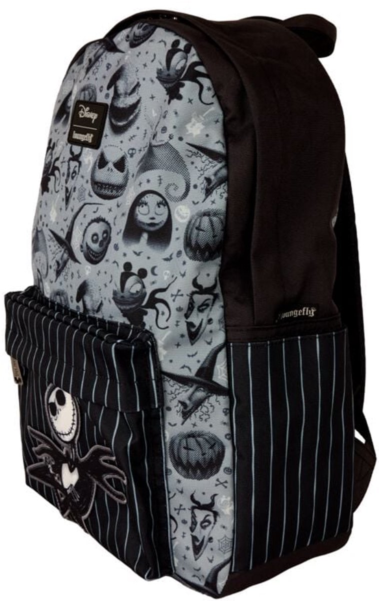 The Nightmare Before Christmas Loungefly - Jack Dames Rugtas - zwart/grijs/wit - Standard