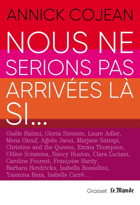 Nous ne serions pas arrivées là si - cover