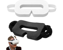Universal Disposable Mask - Sanitary VR Eye Coverage - Compatible with HTC Vive Pro - PS VR - Gear VR - Oculus Rift Go - Andere VR Headsets - Zwart