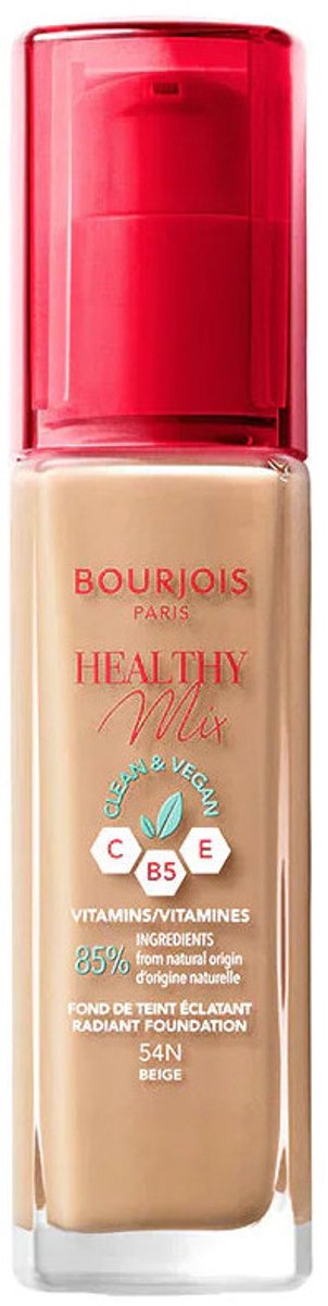 Bol.com Bourjois Healthy Mix Foundation - 54 Dark Beige aanbieding