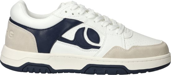 Bjorn Borg Ollie WB Sneakers Heren - Schoenen Mannen - Wit/Donkerblauw - Maat 45