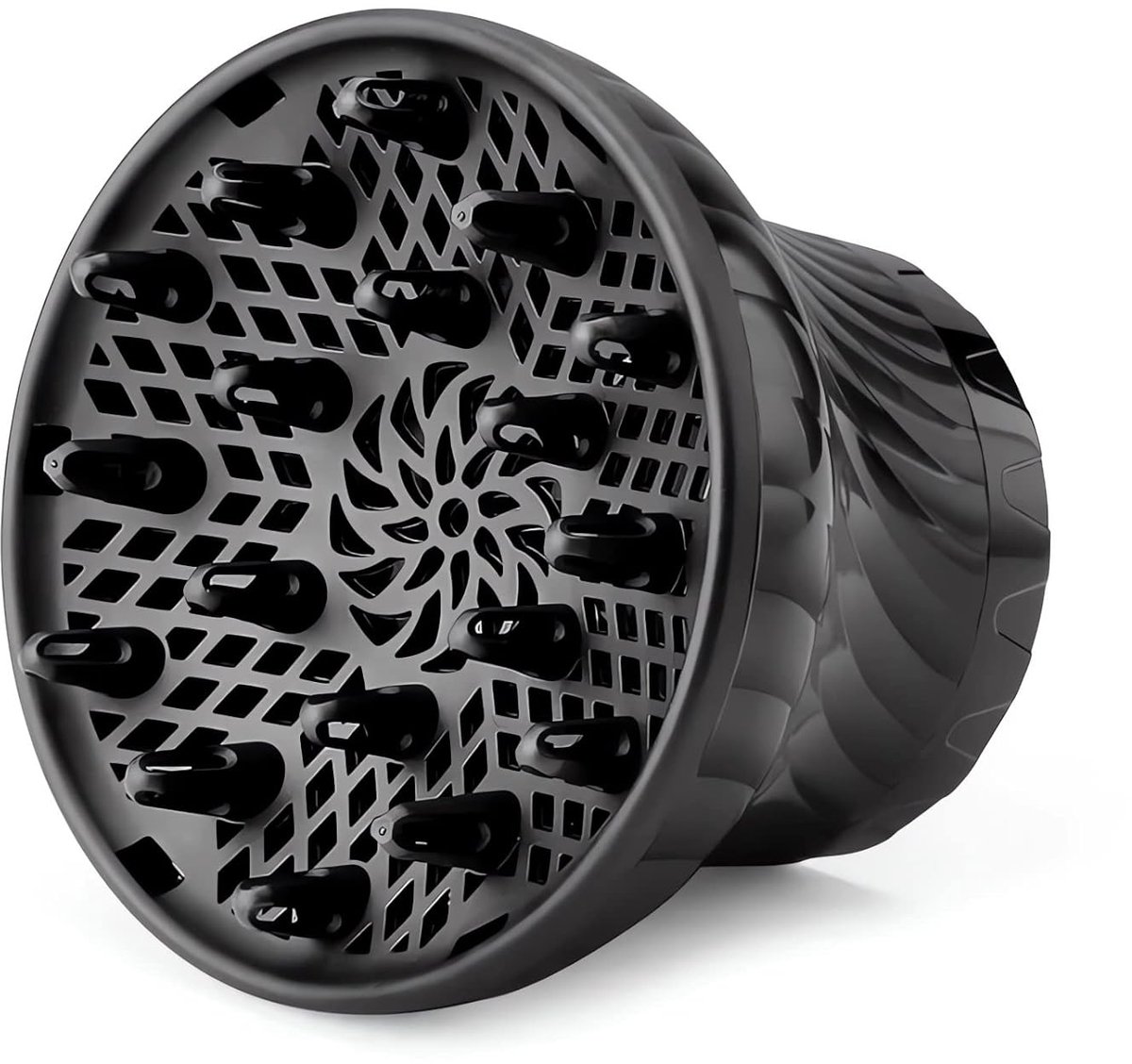 Universele haar diffuser voor krullend en natuurlijk golvend haar - Professionele föhnopzetstuk verstelbaar van 1,4 inch tot 3 inch