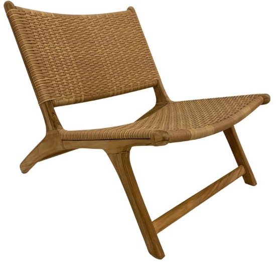 Chaise longue en rotin Java - sans accoudoirs