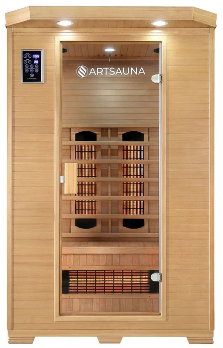 Infraroodcabine Oslo - 120x100x190 cm - Full-spectrumverwarming - 2 personen