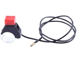 Mini Moto Quad Dirt Bike Momentary Stop Switch Button voor 22mm Handlebar Automotive Switches - Universele Death Switch Button