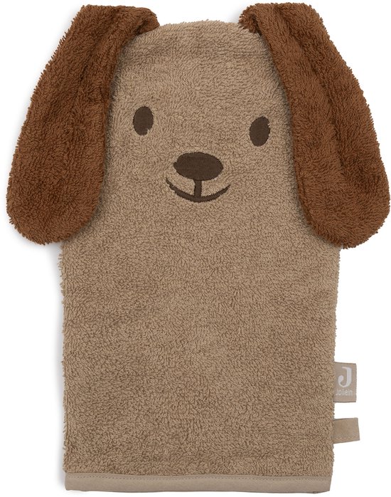 Jollein - Gant de toilette Bébé Terrycloth - Diego - Katoen - OEKOE-TEX - Débarbouillettes Bébé - 27x16cm