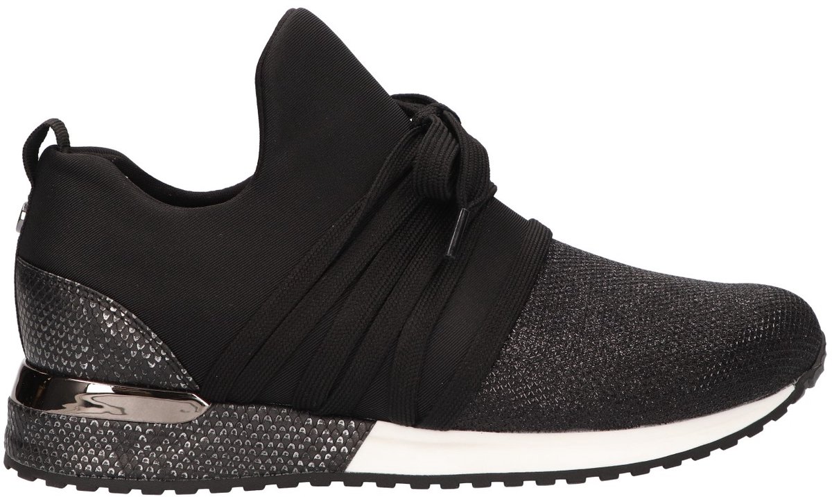 La Strada Sneaker Zwart Textiel - Damesschoenen - Maat - 37
