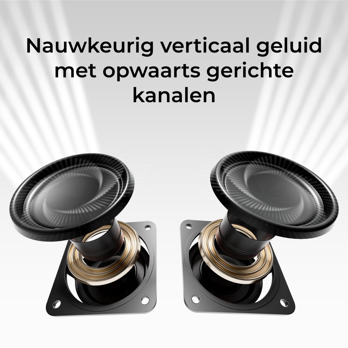 ULTIMEA Skywave Serie - 3.1.2 Systeem met Dolby Atmos en 6,5" Subwoofer, App Bediening, Soundbar Zwart thumbnail 5