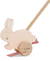 Trixie Houten Duwstok - Mrs. Rabbit - Kinder speelgoed - Vanaf 1,5 jaar - Voor Jongens en Meisjes – FSC® Hout
