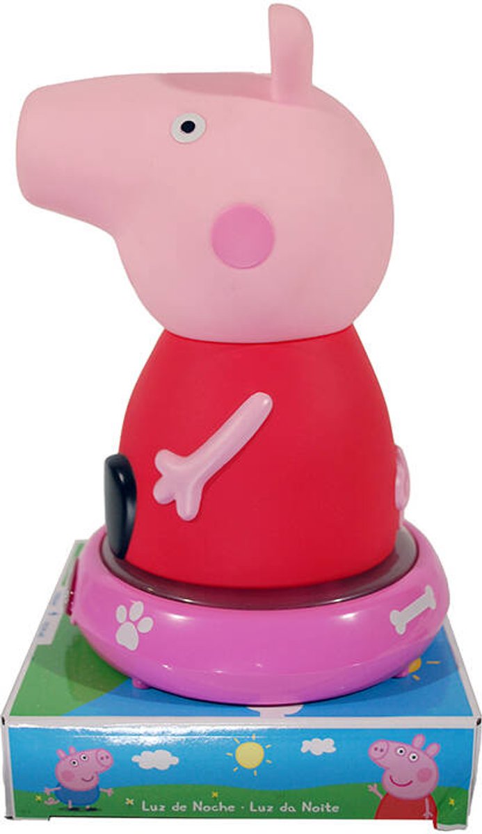 Peppa Pig nachtlamp - 3D - 25cm hoog van Peppa Pig — afbeelding 5