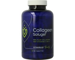 Vitakruid - Collageen - solugel - tabletten met vitamine C en D - 150 Tabletten