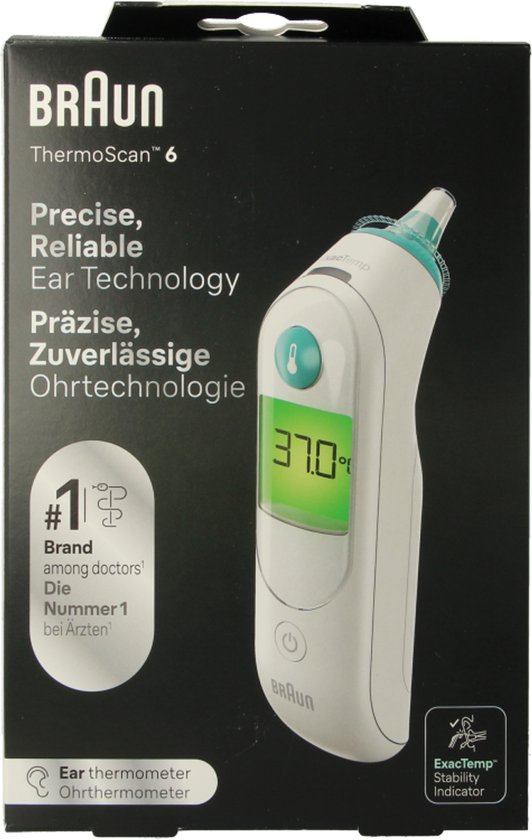 Braun IRT 6515 ThermoScan 6 Infrarood Koortshermometer