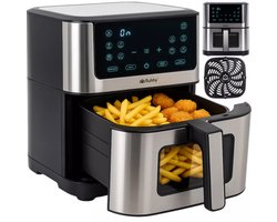 Ruhhy Airfryer XXL 8L – Olievrije Friteuse met 10 Programma's
