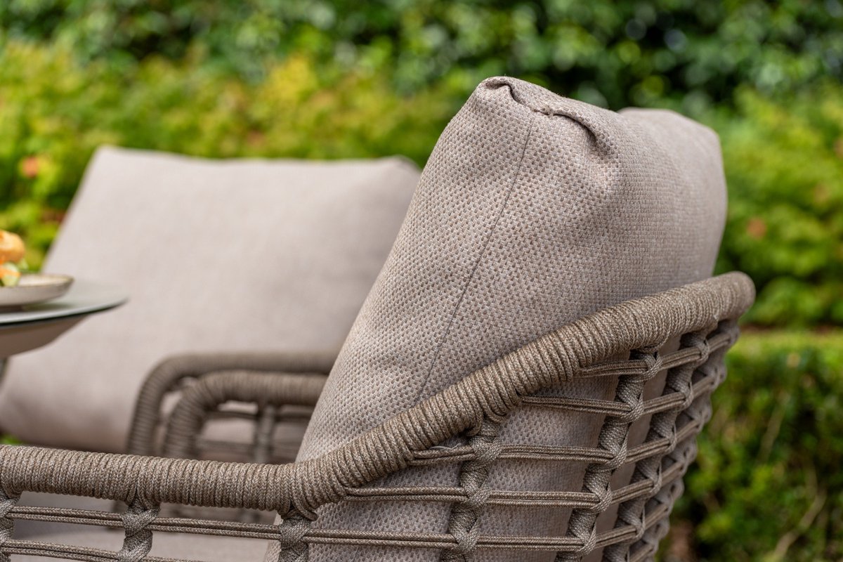 Taste by 4 Seasons Puglia chaise de jardin basse - latte