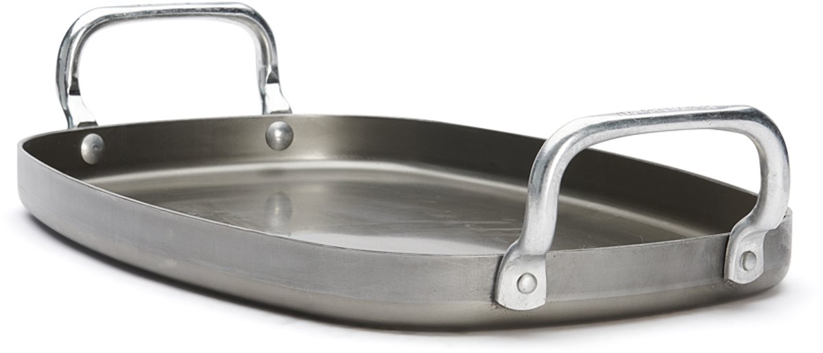 De Buyer Plancha Mineral B - 38 x 26 cm - zonder anti-aanbaklaag