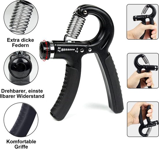 U-Fit One 4 Delige Vingertrainer Set - Krachttrainer - Gitaarspelen