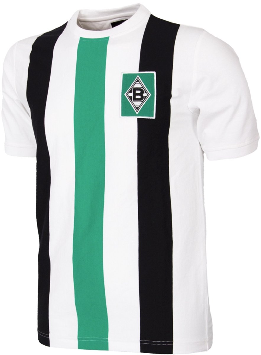 COPA - Borussia Monchengladbach 1972/73 - Retro Voetbalshirt - Heren - Wit - M