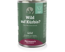 Herrmann's Light Honden Natvoer - Wild met Pompoen - 400 g