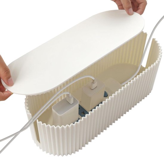 Kabelbox met stekkerdoos voor het verbergen van de kabel - 5-voudig
