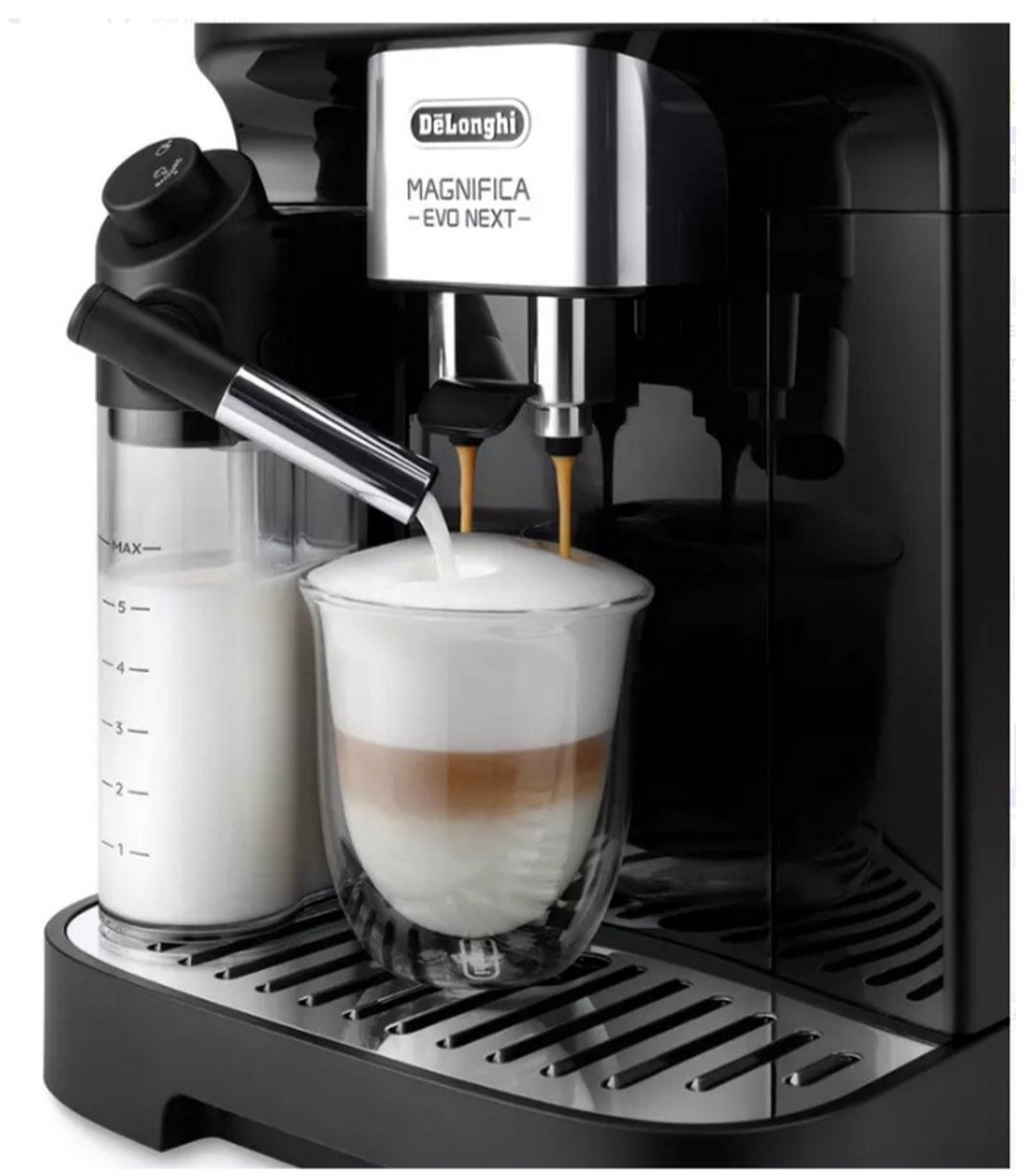 Afbeelding 2 van De'Longhi Magnifica Evo Next ECAM310.60.B - Volautomatische espressomachine - Matte Zwart