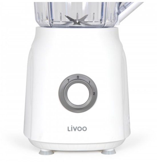 Blender - LIVOO - 1,5 L - 600 W - 22.000 tpm - 2 snelheden - Turbo wit van Merkloos — afbeelding 4