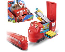 Chuggington Wilson locomotief, brandweerwagen transformatiefunctie, brandweer speelgoed voor kinderen 3+