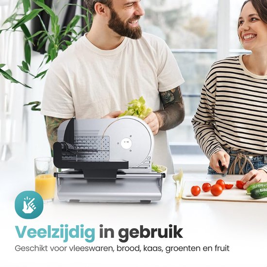 Golermo Elektrische Vleessnijmachine - Precisie & Kracht voor Thuis en Professioneel Gebruik van Golermo — afbeelding 4