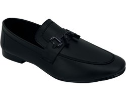 Luxury® Heren Schoenen - Loafers Heren - Instappers Heren - Zwart - Maat 39