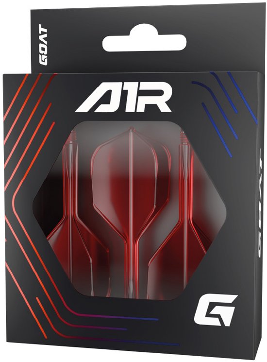 GOAT Air Red Clear NO6 - Dart Flights Inbetween van GOAT — afbeelding 2