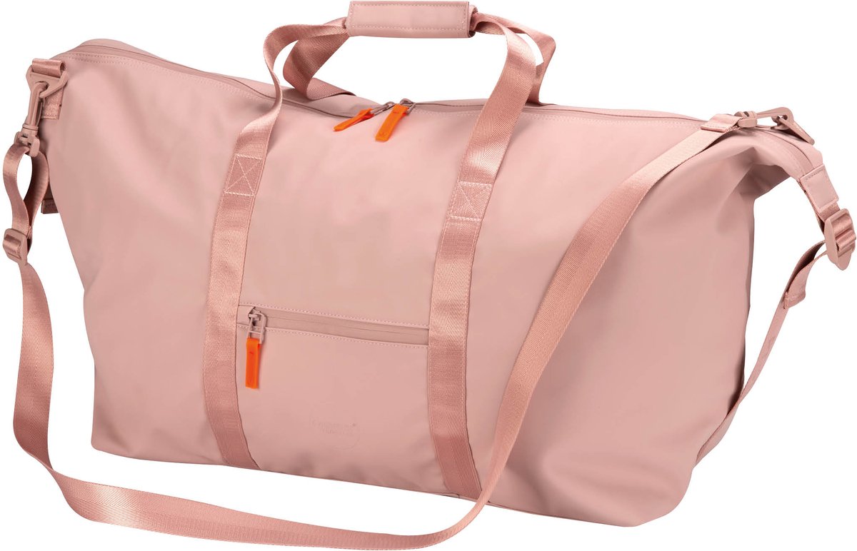 Princess Traveller PT-01 - Weekendtas - Powder Pink (Roze) - duurzaam GRS-materiaal – verstelbare schouderband – ruim hoofdvak