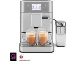 KitchenAid Volautomatische Espressomachine KF7 - 20+ recepten en melkopschuimer - 2 kopjes tegelijk vullen - Inox