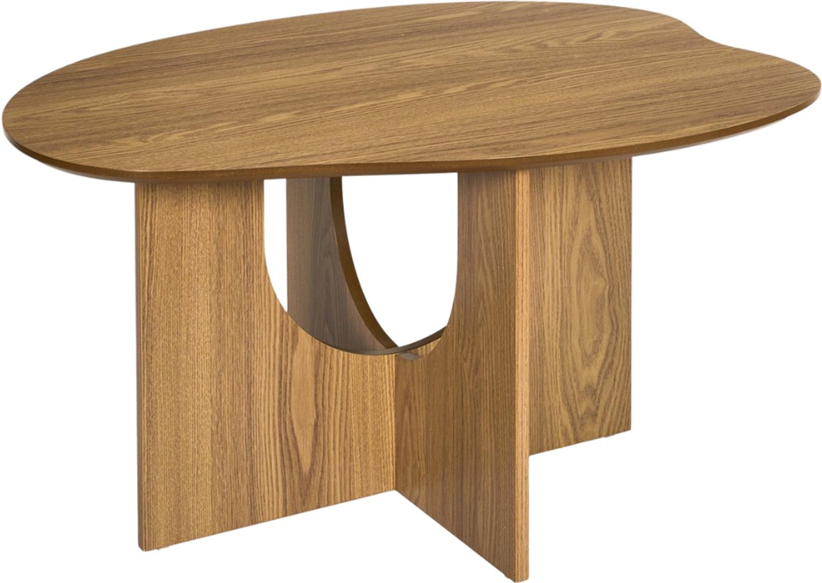 MISOU Calypso Koffietafel - Salontafel - Woonkamer - Organische - Koffie - Tafel - Hout