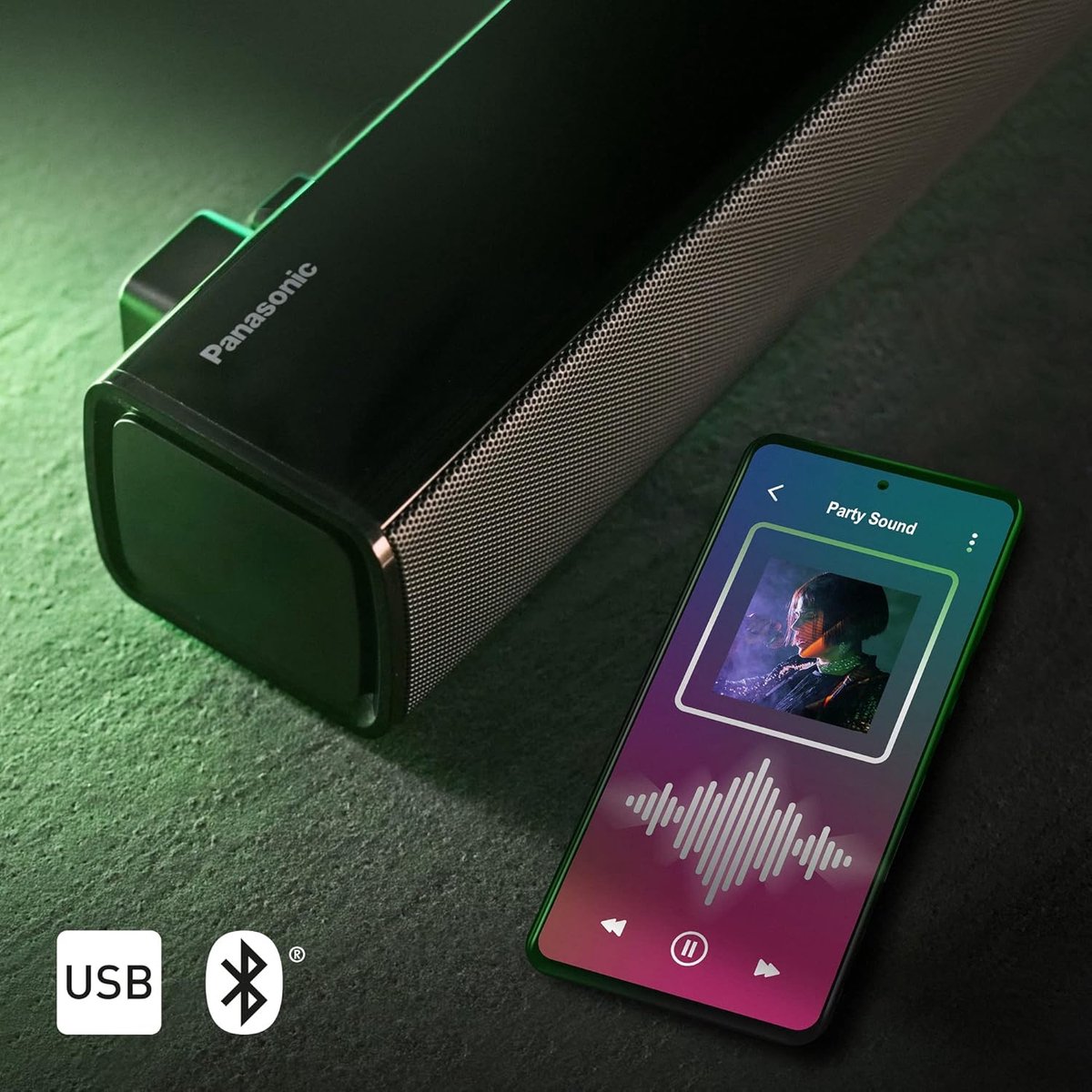 RFWR® Soundbar 2.0 met Bluetooth - Krachtig Geluid voor TV - afbeelding 3